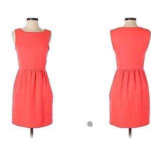 J. Crew Factory Coral Sheath Dress (Size 14)